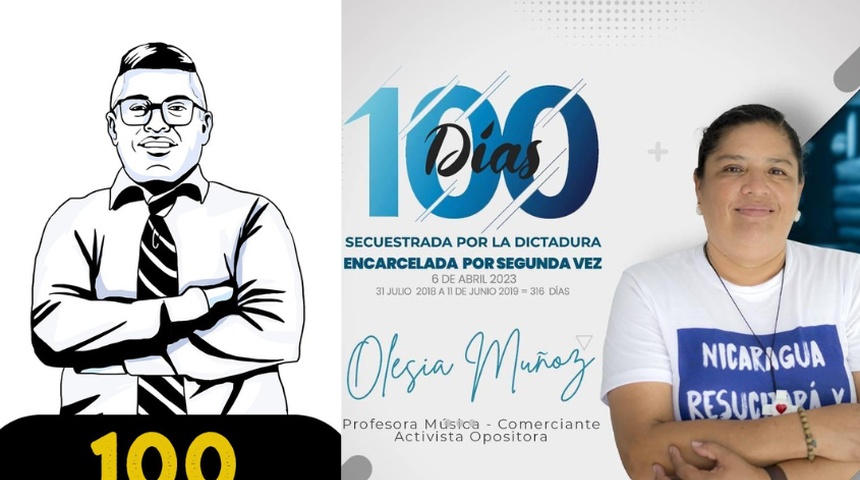 Víctor Tikay y Olesia Muñoz cumplieron 100 días de presidio