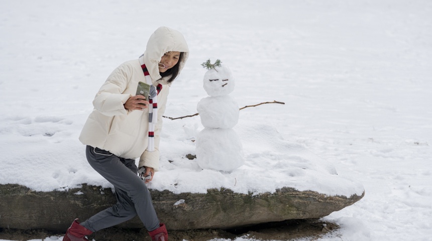 Nueva York se viste de blanco con la primera nevada en casi dos años