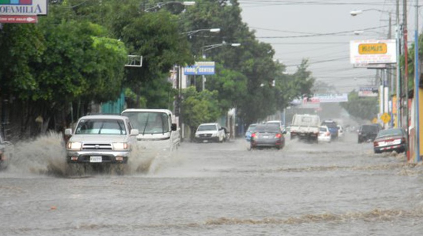 Dos bajas presiones provocan lluvias en Nicaragua