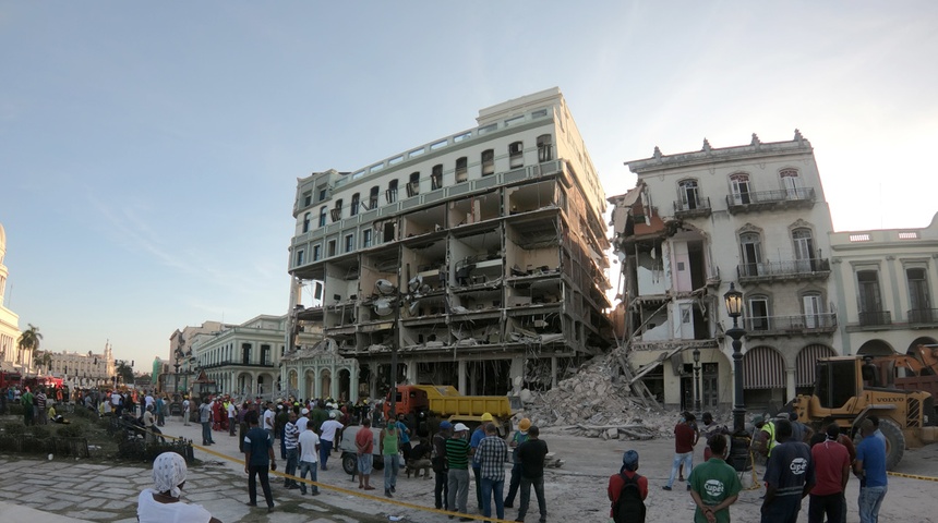 Sitúan en 26 la cifra de muertos en la explosión del habanero hotel Saratoga