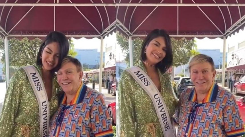 Miss Universo Sheynnis Palacios llega a Miami