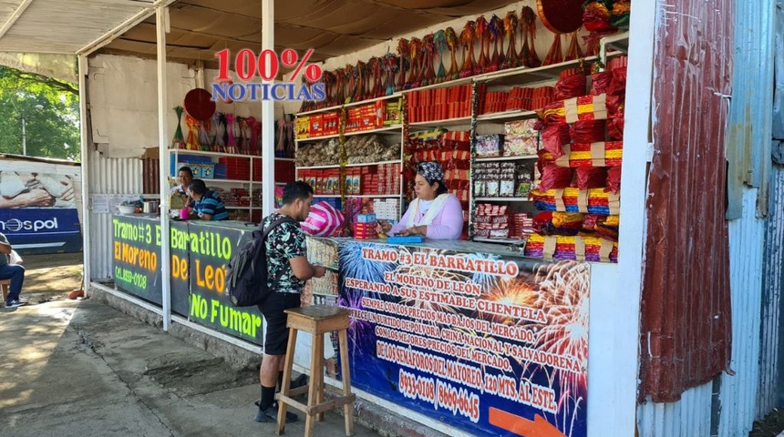 Comerciantes de pólvora del Mayoreo optimistas con ventas para este siete de diciembre