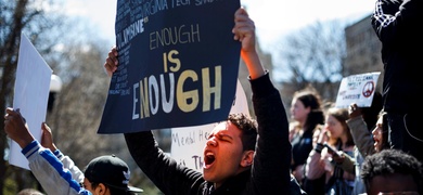 protestas contra violencia armas eeuu