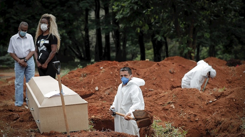 Más de 4,5 millones de muertos por covid-19 en todo el mundo