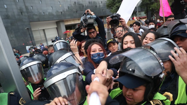 manifestaciones mexico militarizacion metro