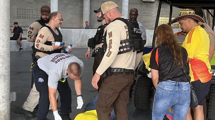 La Policía de Miami arrestó a 27 personas tras el caos durante la final de la Copa América