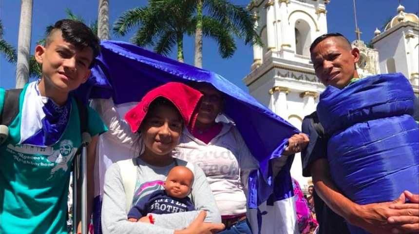 Asaltan a familia de nicaragüenses que se unió a caravana de migrantes