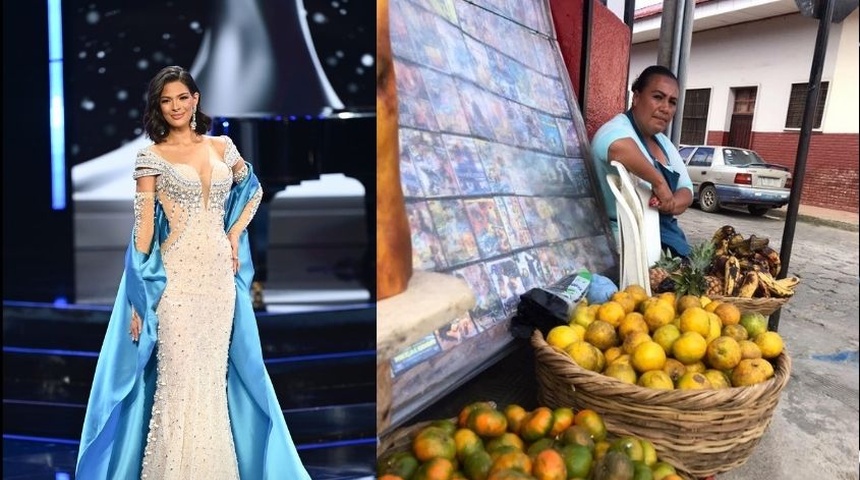 Mensaje de 2018 de la nueva Miss Universo aviva una venta ambulante de frutas en Nicaragua