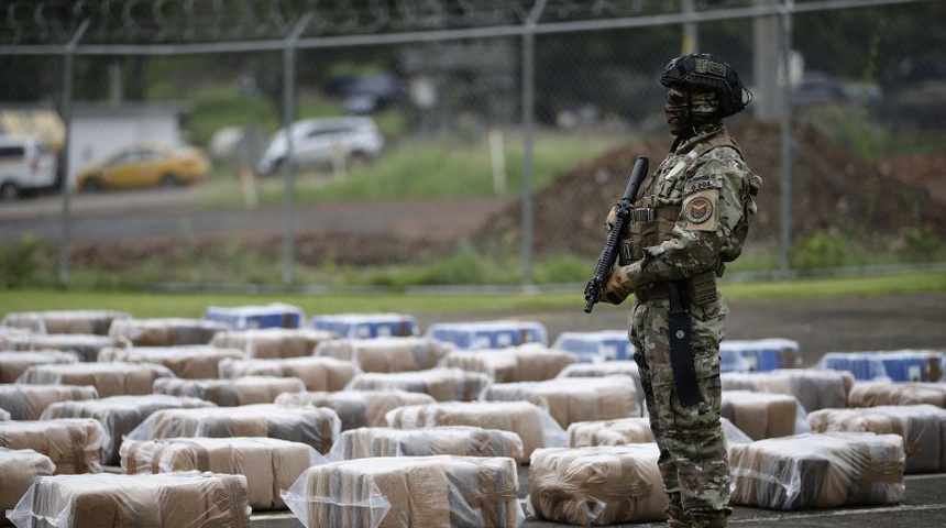 Panamá decomisa 2,3 toneladas de droga en tres operaciones, un alijo tenía destino España