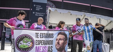 fanaticos esperan llegada messi inter miami