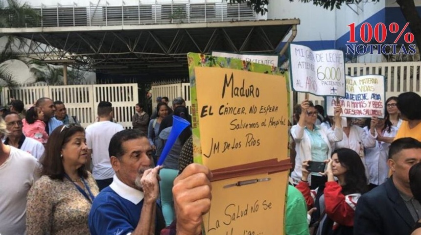 Empleados de salud en Venezuela vuelven a la calle: “Los hospitales están realmente colapsados”