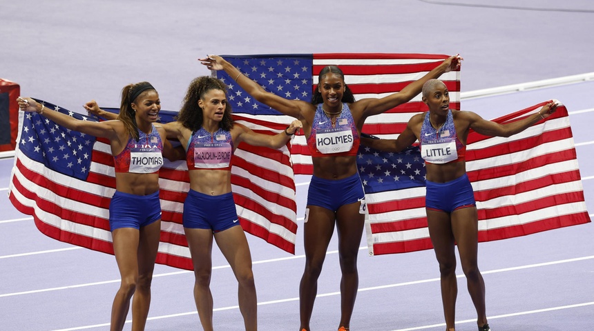 Estados Unidos arrasa en atletismo