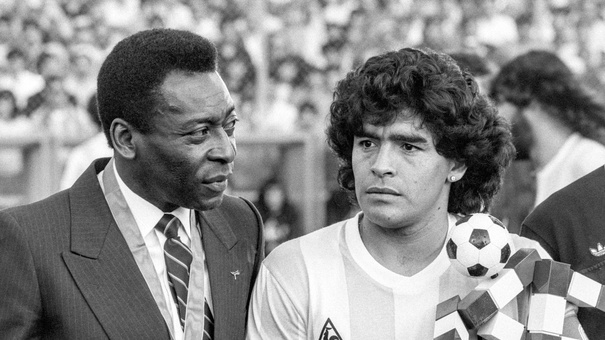 pele y maradona