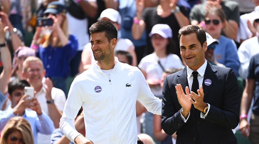 Federer visita Wimbledon