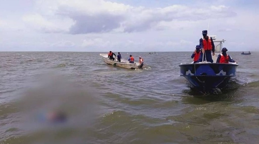 Encuentran segundo cuerpo de la familia que naufragó en una panga en Río San Juan