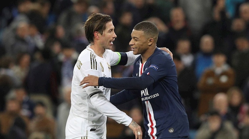 Sergio Ramos: "Me gustaría que Mbappé se quedara en el PSG"