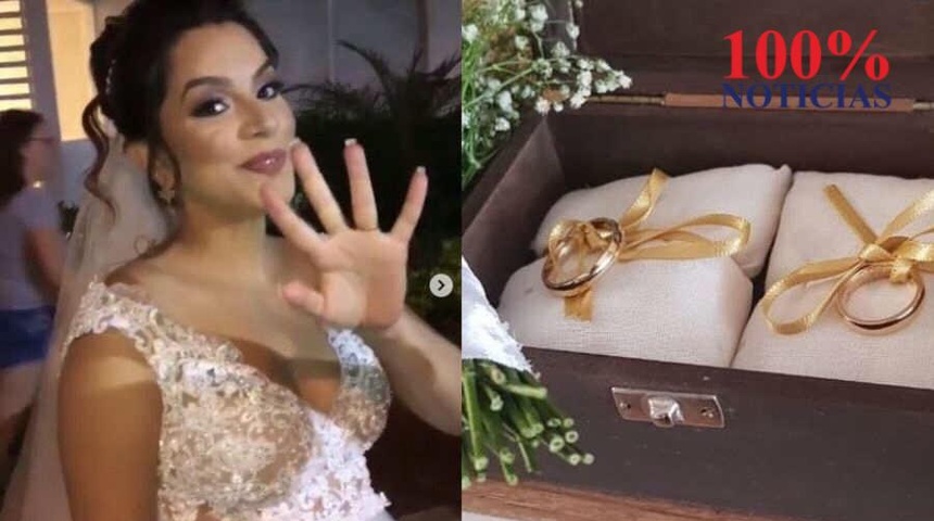 Mujer muere el día de su boda, vestida de novia, cuando se dirigía al altar