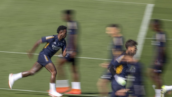 vinicius jr entrenamiento real madrid