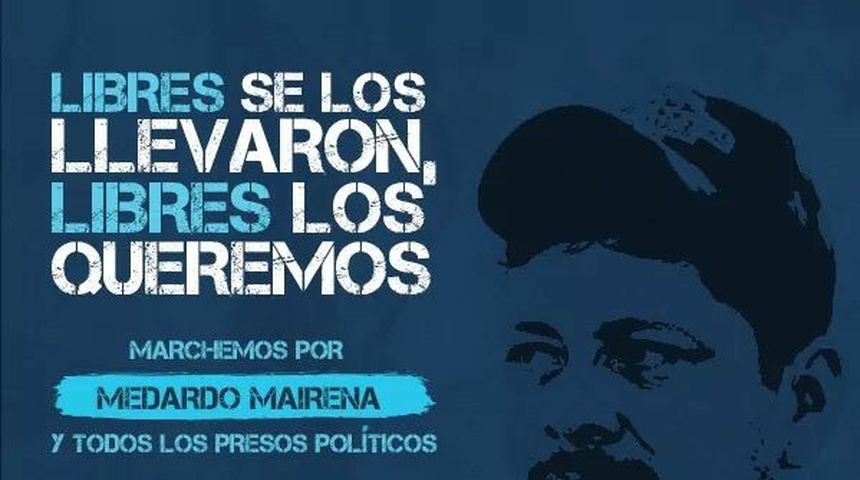 Convocan a Marcha por Medardo Mairena y todos los presos políticos