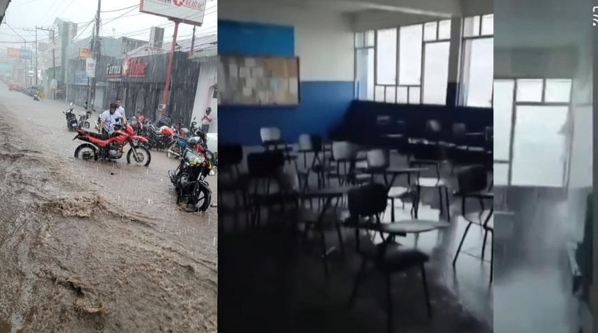 Lluvias dejan daños en 16 escuelas de Matagalpa, pronostican tormentas eléctricas en Nicaragua