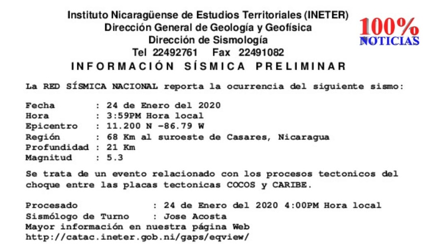 Sismo sacuden gran parte del territorio nacional