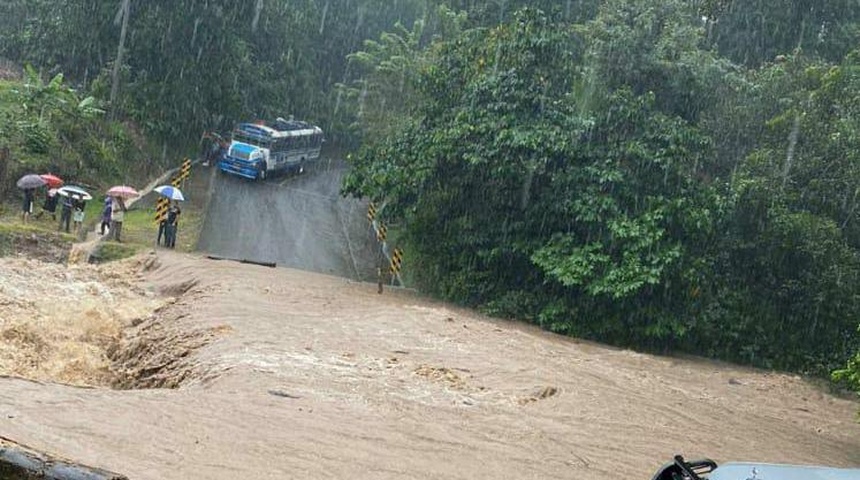 San José de Bocay, Jinotega incomunicado por crecida de río