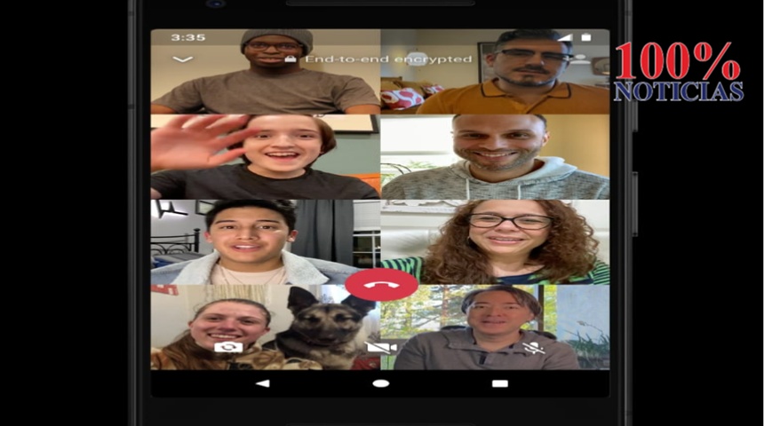 Cómo hacer una videollamada de 8 personas en WhatsApp