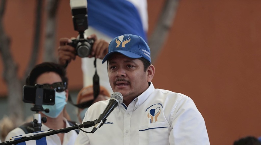 Líder campesino excarcelado lanza precandidatura a Presidencia de Nicaragua