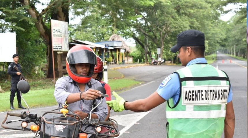 Detienen a 94 motociclistas ebrios en Nicaragua