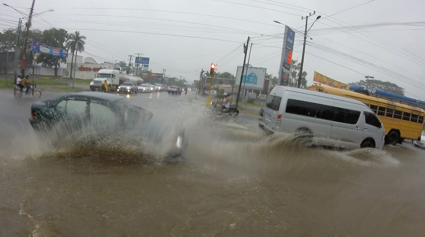 Varias ciudades sufren los estragos de las lluvias en Nicaragua