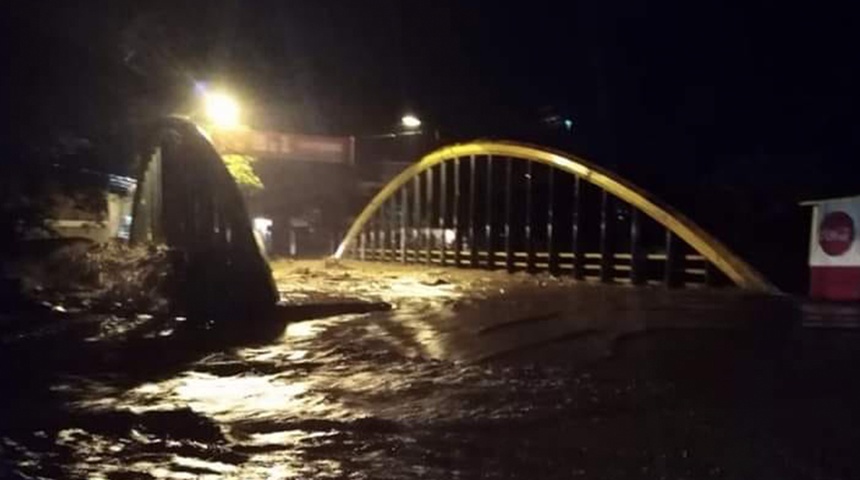 Desborde del Río Grande de Matagalpa deja centenar de casas anegadas