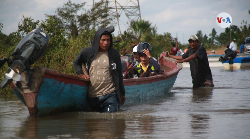 Nicaragüenses en Costa Rica recolectan ayuda para compatriotas afectados por la tormenta Eta en su país