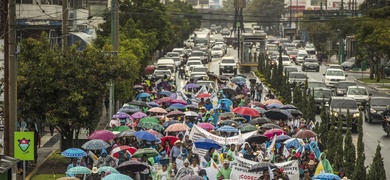 marcha campesinos guatemala corrupcion