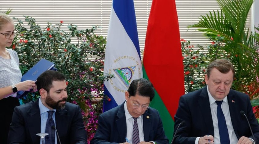 Nicaragua y Bielorrusia firman cinco acuerdos de cooperación mutua