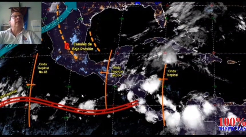 Se esperan lluvias esta tarde en gran parte de Nicaragua, según meteorólogo Agustin Moreira