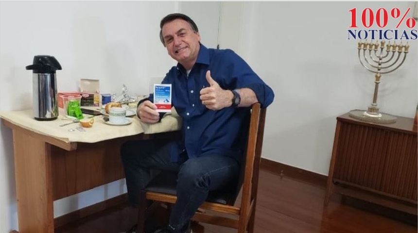 Presidente de Brasil Jair Bolsonaro se recupera del COVID-19