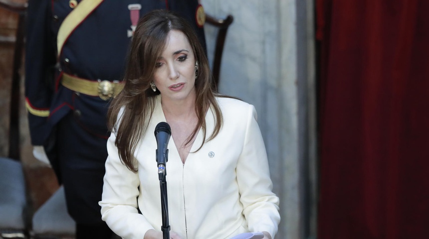 La vicepresidenta argentina cuestiona "privilegio" de custodia a ex primera dama