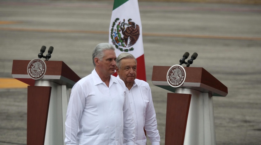 Díaz-Canel dice que ratifica su voluntad de estrechar relaciones con México