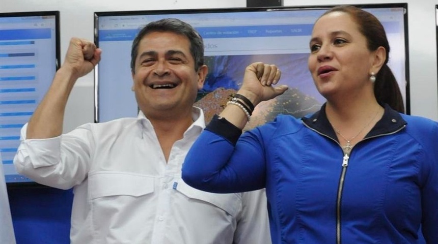 Exprimera dama de Honduras confía en que el expresidente Hernández recuperará su libertad