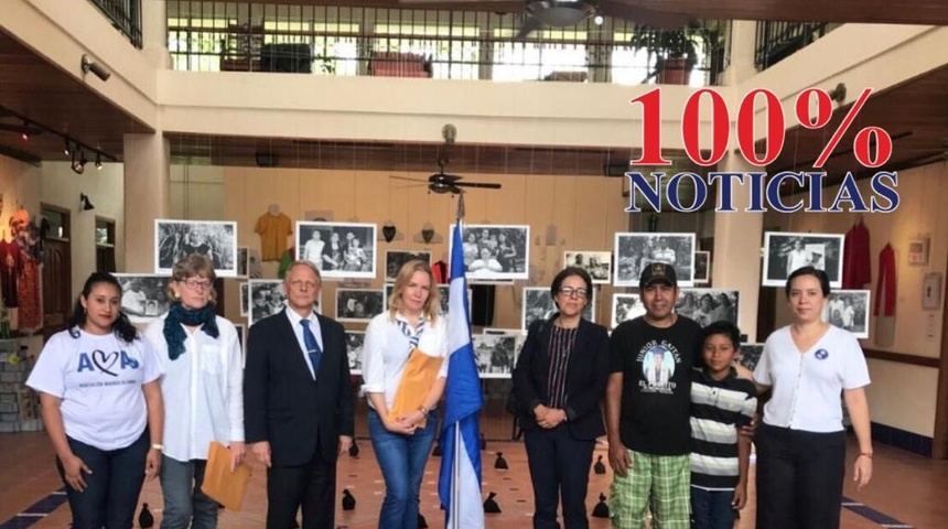 Embajador de Alemania en Nicaragua  visitó exposición Ama Y No olvida