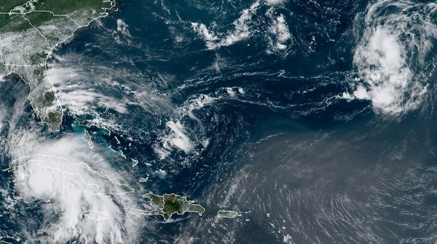 Huracán Ida toca tierra en la Isla de la Juventud, en Cuba