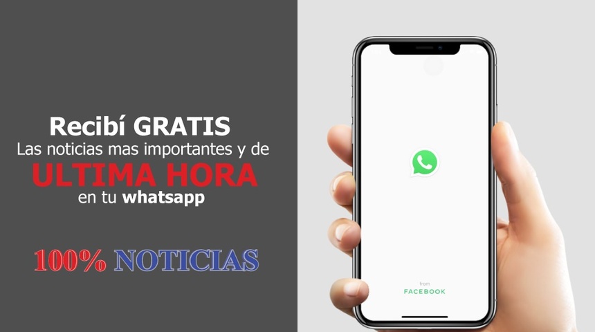 100% Noticias pone a disposición el nuevo servicio de envío de noticias vía WhatsApp