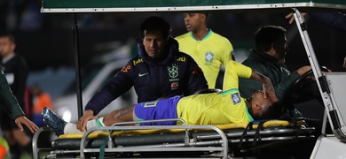 neymar sale lesionado