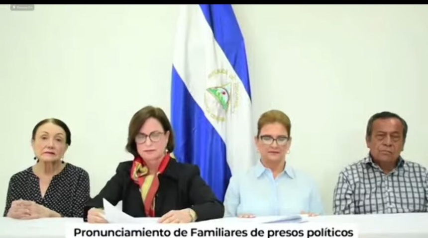 Grupo de 23 familiares de presos políticos en Nicaragua piden una amnistía para los reos