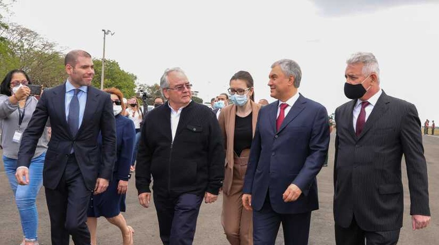 Presidente de la Duma Cámara Baja de Rusia visita Nicaragua en medio de invasión a Ucrania