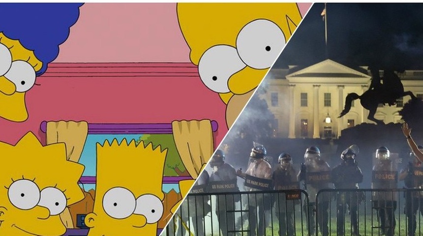 ¿'Los Simpson' 'predijeron' la Casa Blanca apagada?