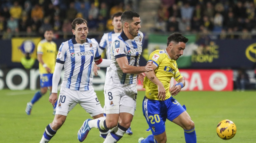 0-0. Cádiz y Real Sociedad firman el empate en un partido competido