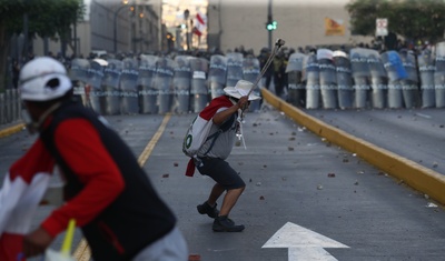 protestas en peru