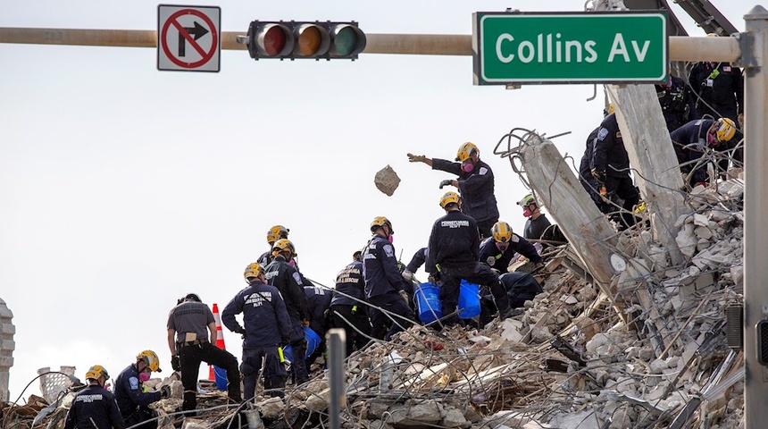 Aumenta a 90 el número de muertos por el derrumbe del edificio en Miami-Dade