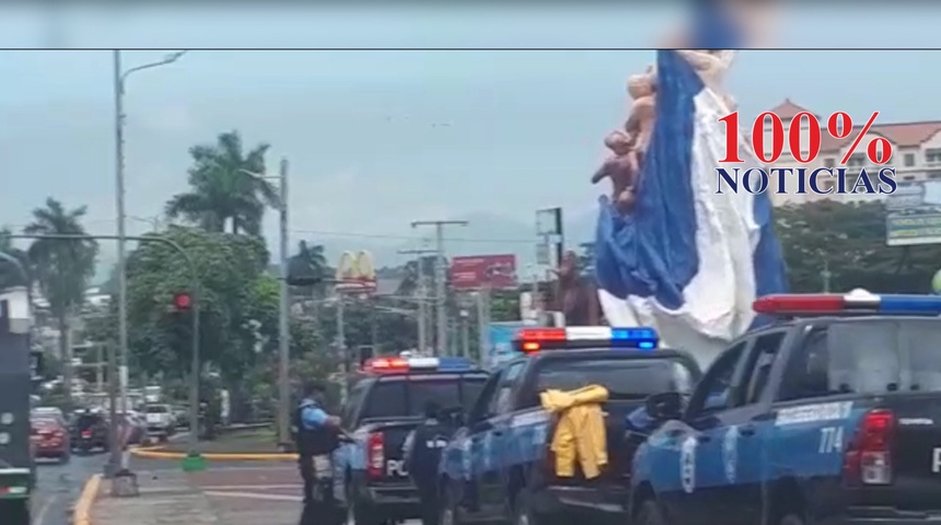 Despliegue policial en Managua por anuncio de Piquetes Exprés